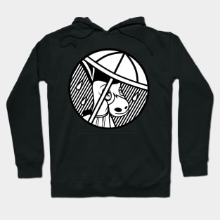 MOULE Umbrella Black and White Hoodie